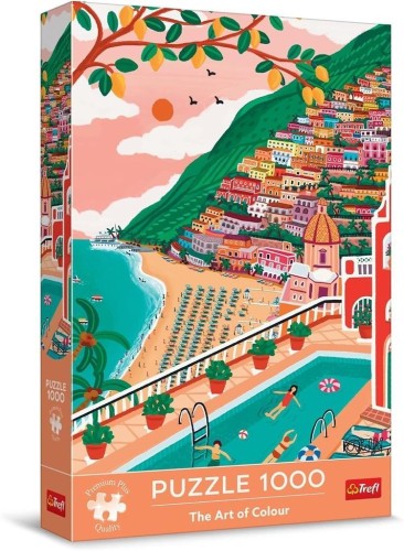 Puzzle 1000 Positano, Włochy TREFL, Trefl