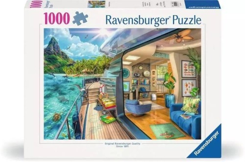 Puzzle 1000 Rejs w tropiki, Ravensburger