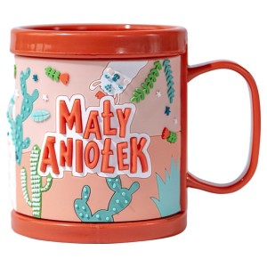 KUBEK DLA DZIECKA 3D MAŁY ANIOŁEK, BE-HAPPY GIFTS
