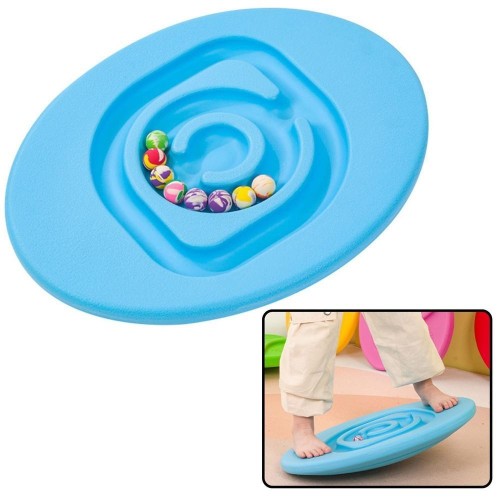 Deska Równoważąca Sensoryczna niebieska, Leantoys