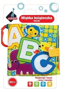 MIĘKKA KSIĄŻECZKA LITERKI, ASKATO