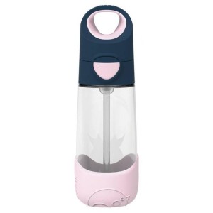 BUTELKA TRITANOWA ZE SŁOMKĄ INDIGO ROSE 450ML