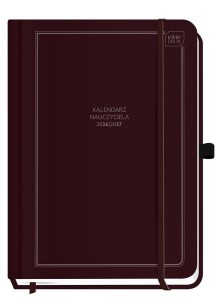 KALENDARZ NAUCZYCIELA 2026/27 B5 BURGUNDY