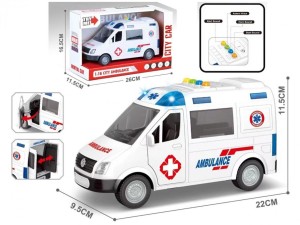 AUTO AMBULANS 1:16, MADEJ