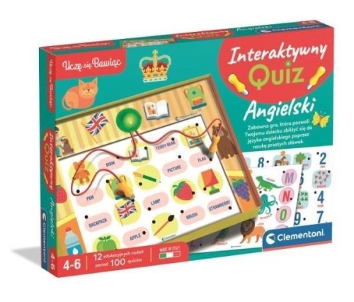 Interaktywny quiz Angielski, Clementoni