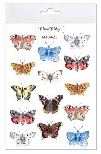 TATUAŻE ZMYWALNE MOTYLE, MAMA MALUJE