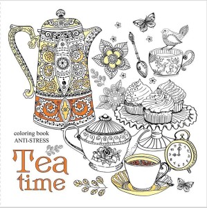 KOLOROWANKA ANTYSTRESOWA 200X200 12 TEA TIME