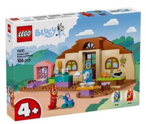 LEGO(R) BLUEY 11221 School with Rusty and Bluey
