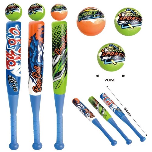 Zestaw do gry w Baseball Kij + piłka, Madej