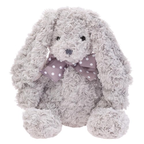 Królik Caramen szary z kokardą 28cm, Beppe