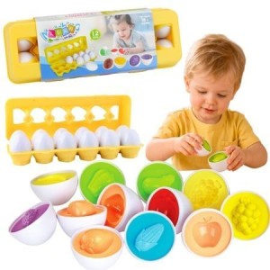 SORTER EDUKACYJNY JAJKA, LEANTOYS