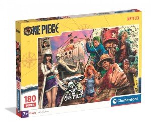 PUZZLE 180 SUPER ONE PIECE NETFLIX, CLEMENTONI