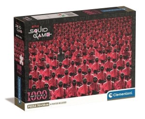 PUZZLE 1000 COMPACT NETFLIX SQUID GAME, CLEMENTONI