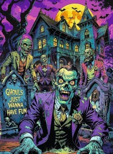 PUZZLE 1000 HALL OF HORROR ZOMBIE, TREFL
