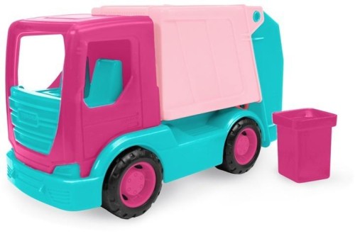 Tech Truck śmieciarka różowa, WADER