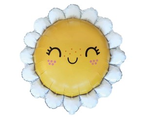 BALON FOLIOWY UŚMIECHNIĘTA STOKROTKA 60CM