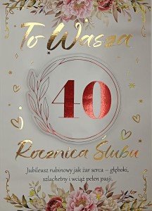 KARNET 3K ROCZNICA ŚLUBU