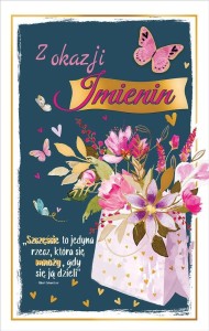 KARTKA IMIENINOWA IM15