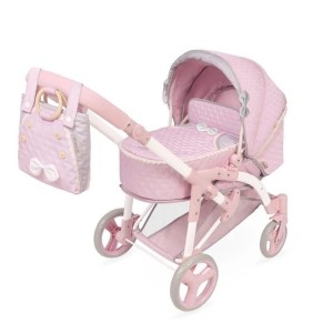 WÓZEK SOPHIE 3W1 DLA LALEK DO 46CM, DECUEVAS TOYS