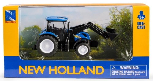 Mini New HollandTraktor T6 z łopatą, Daffi