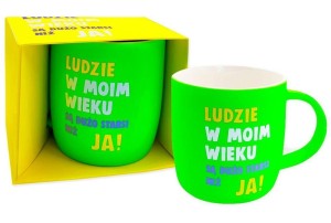 KUBEK NEONOWY LUDZIE W MOIM WIEKU, KUKARTKA