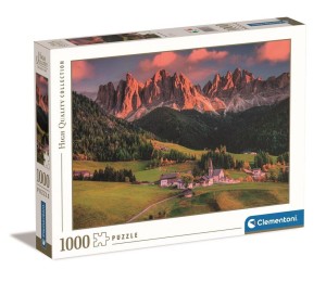 PUZZLE 1000 HQ MAGICAL DOLOMITES, CLEMENTONI