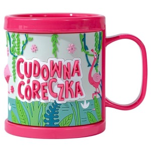KUBEK DLA DZIECKA 3D CUDOWNA CÓRECZKA