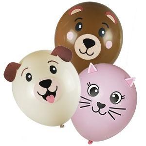 Balony zwierzątka zrób to sam 3 wzory 5szt
