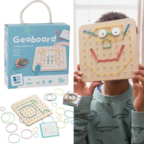 Geoplan tablica manipulacyjna edukacyjna z gumkami