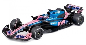 FORMULA WITH HELMET & PLASTIC STAND ALPINE A525