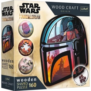 PUZZLE DREWNIANE 160 THE MANDALORIAN TREFL, TREFL