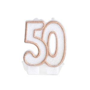 Świeczka jubileuszowa 50