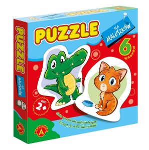 PUZZLE DLA MALUSZKÓW KROKODYL ALEX, ALEXANDER