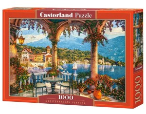 PUZZLE 1000 MEDITERRANEAN VERANDA, CASTORLAND