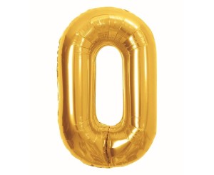 BALON FOLIOWY B&C 0 ROYAL GOLD 85CM