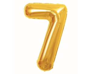 BALON FOLIOWY B&C 7 ROYAL GOLD 85CM