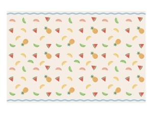 OBRUS PAPIEROWY OWOCE 180X120CM