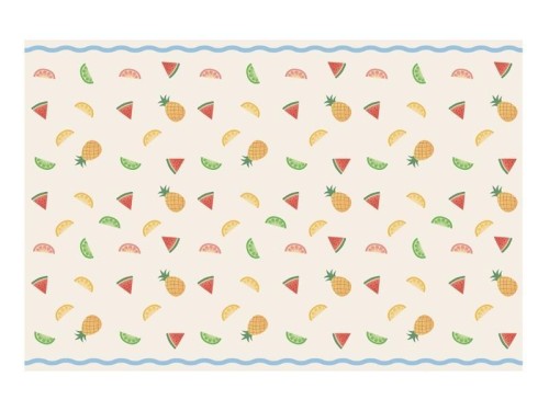 Obrus papierowy Owoce 180x120cm