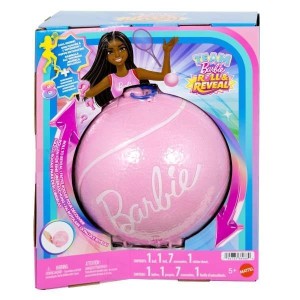 BARBIE KARIERA PIŁKA WYSKAKUJĄCA LALKA TENISISTKA