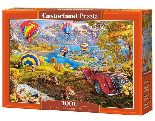 Puzzle 1000 Hot Air Balloon Valley CASTOR