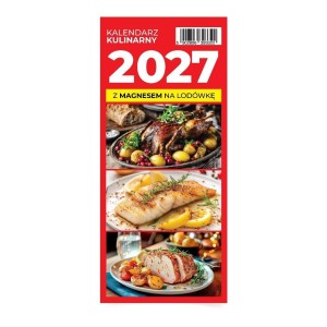 KALENDARZ 2027 KULINARNY Z MAGNESEM NA LODÓWKĘ