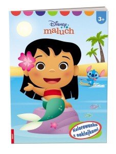 DISNEY MALUCH. KOLOROWANKA Z NAKLEJKAMI