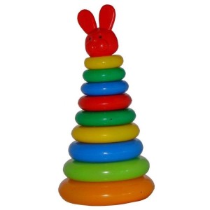UKŁADANKA PIRAMIDA KOŁA DUŻE, MACYSZYN TOYS