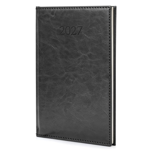 Kalendarz 2027 B5 Agenda Tygodniowy Czarny