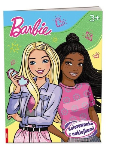 Barbie. Kolorowanka z naklejkami, praca zbiorowa