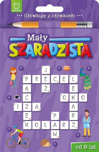 Mały szaradzista od 9 lat. Książeczka fioletowa