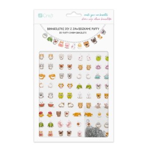 BRANSOLETKI DIY Z ZAWIESZKAMI PUFFY CUTE ANIMALS