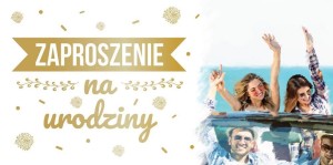 ZAPROSZENIE URODZINY Z123 (10 SZT.)