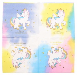 SERWETKI PAPIEROWE UNICORN 10SZT PARTY GO