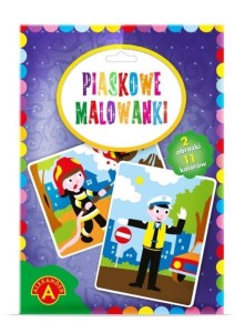 PIASKOWE MALOWANKI POLICJANT I STRAŻAK ALEX